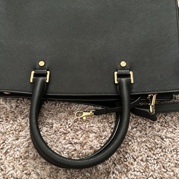 Michael Kors dark navy blue bag with detachable strap. No odors, clean inside. - Picture 5 of 11